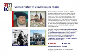 German History in Documents and Images Home Page