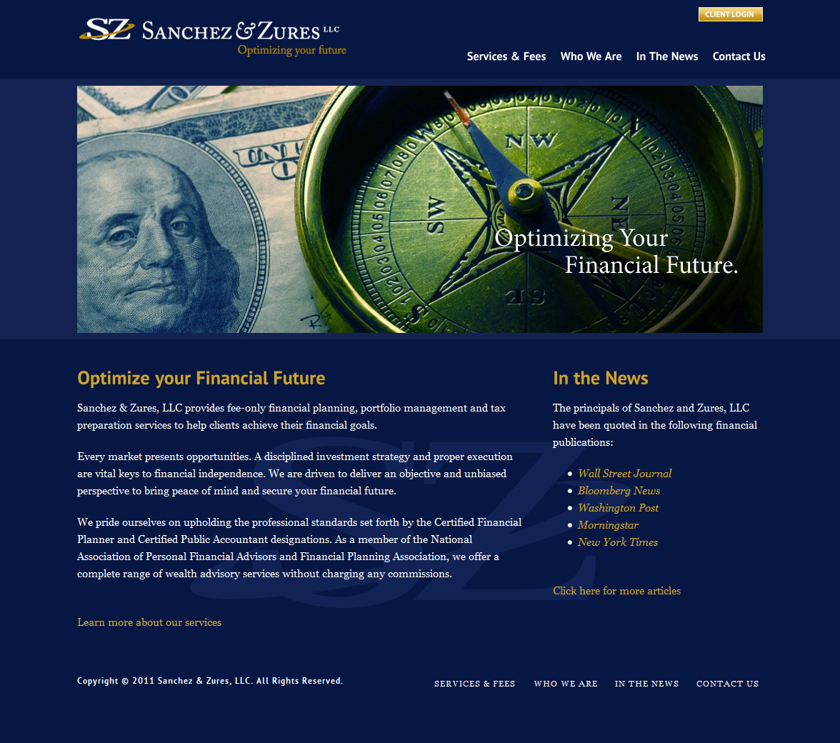 SZ Advisors Homepage