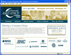 Air and Space Symposium homepage