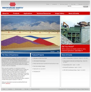 Reinforced Earth homepage